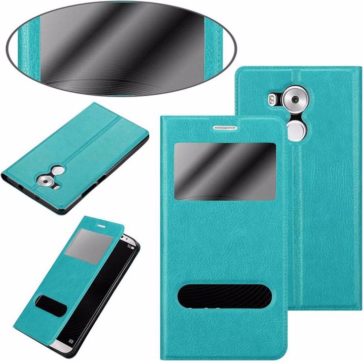 Actual product image Cadorabo Book with View double window cover (Mate 8)