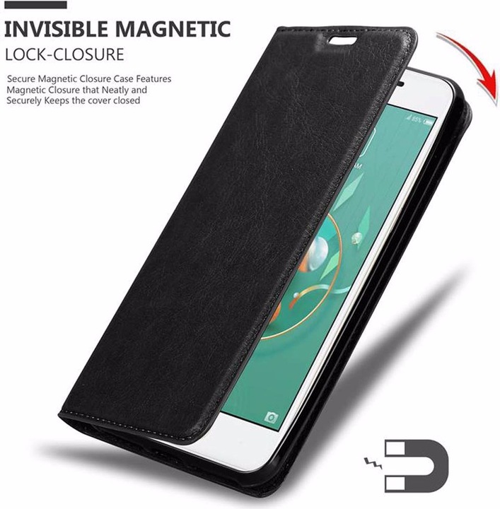 Actual product image Cadorabo Book Invisible Magnet Cover (ZTE Nubia M2 Lite)