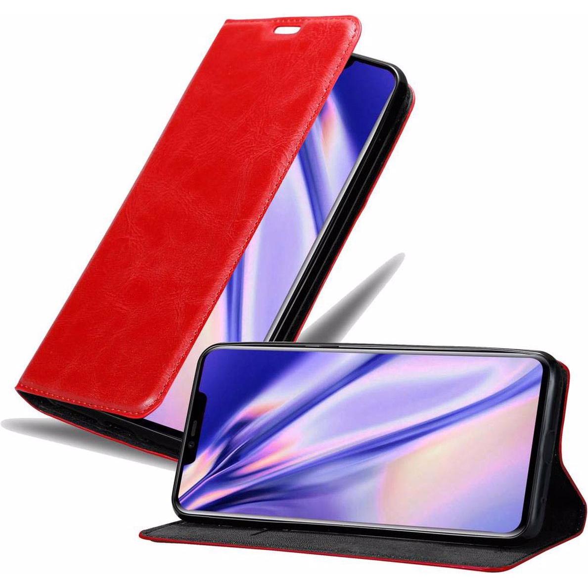 Thumbnail - Cadorabo Book Invisible Magnet Cover (Huawei Mate 20 Pro), Smartphone Hülle, Rot