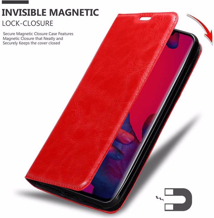 Actual product image Cadorabo Book Invisible Magnet Cover (Mate 20 Pro)