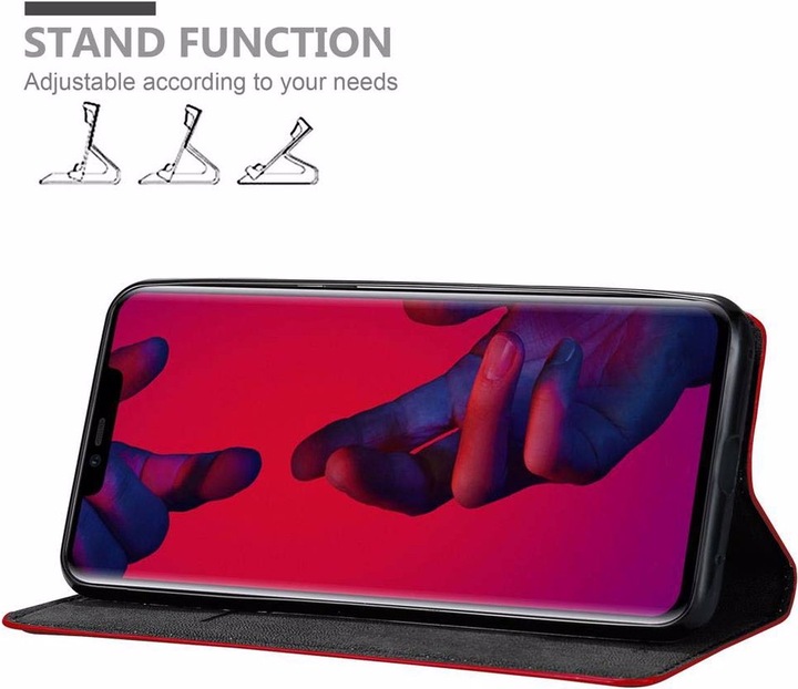 Actual product image Cadorabo Book Invisible Magnet Cover (Mate 20 Pro)