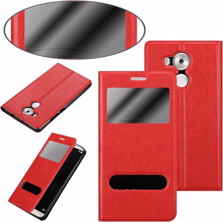 Actual product image Cadorabo Book with View double window cover (Mate 8)