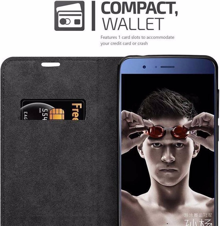 Produktbild Cadorabo Book Invisible Magnet Cover (Vivo V9)