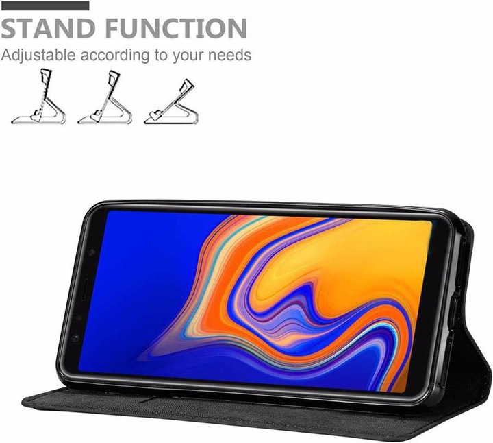 Actual product image Cadorabo Book Invisible Magnet Cover (Samsung Galaxy A6s)
