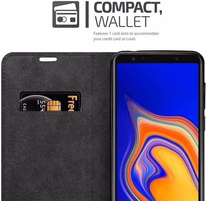 Actual product image Cadorabo Book Invisible Magnet Cover (Samsung Galaxy A6s)