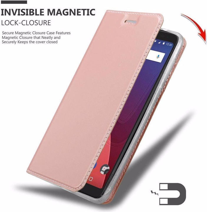 Actual product image Cadorabo Book Classy Style Cover (Wiko View XL)