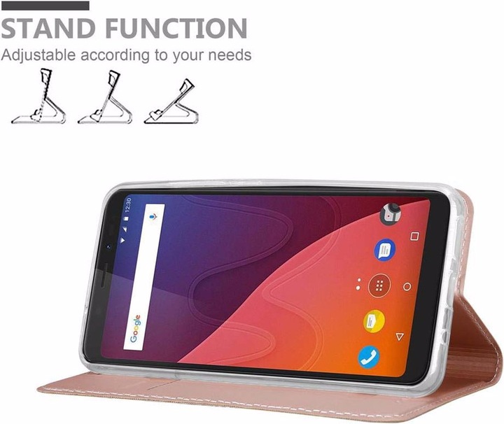 Actual product image Cadorabo Book Classy Style Cover (Wiko View XL)