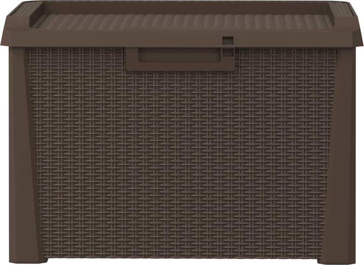 Image du produit VidaXL Gartentruhe Braun 125 L PP,Farbe: Braun,Material: 100