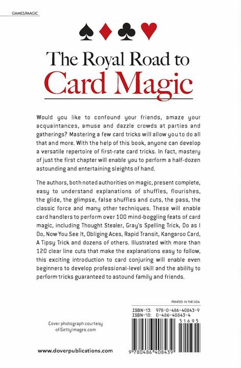Produktbild The Royal Road to Card Magic (Englisch, Frederick Braue, Jean Hugard, 1999)