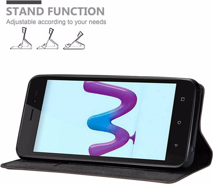 Produktbild Cadorabo Book Invisible Magnet Cover (Wiko Sunny 3)