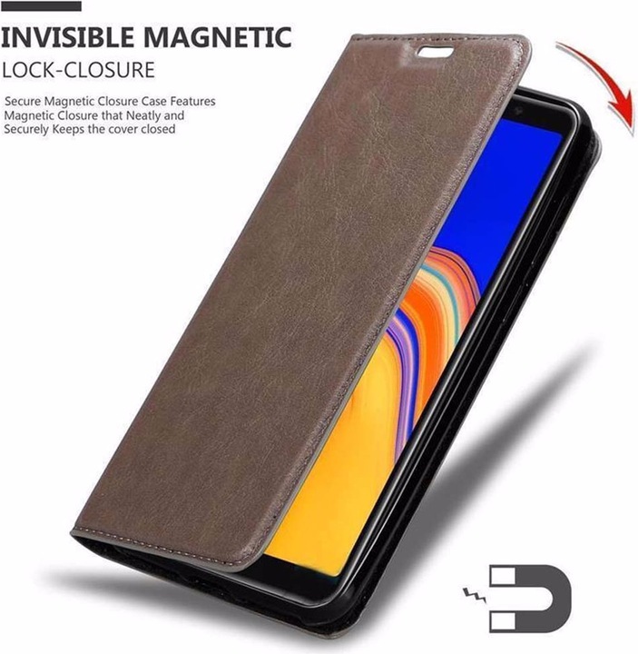 Actual product image Cadorabo Book Invisible Magnet Cover (Samsung Galaxy A6s)
