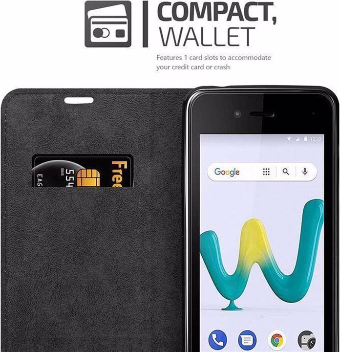Actual product image Cadorabo Book Invisible Magnet Cover (Wiko Sunny 3 Mini)