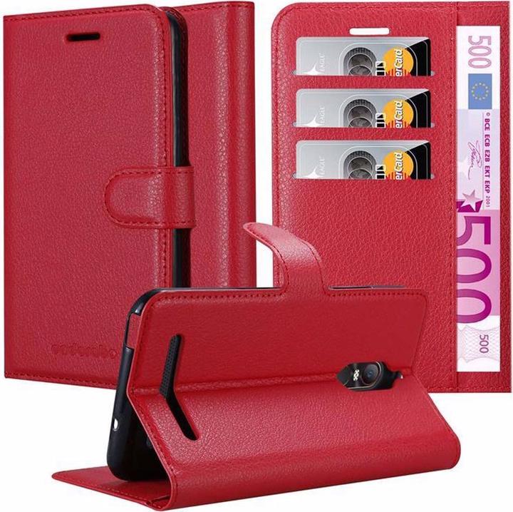 Actual product image Cadorabo Book with stand function cover (ZTE Nubia N1 Lite)