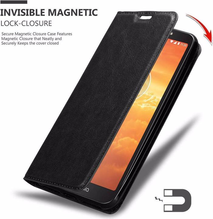 Productafbeelding Cadorabo Boek Onzichtbare Magneethoes (Motorola Moto E5 Play)