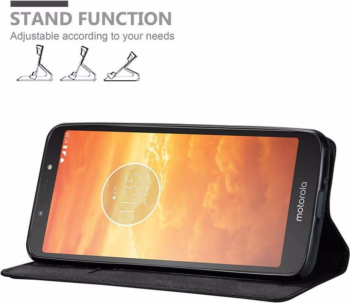 Productafbeelding Cadorabo Boek Onzichtbare Magneethoes (Motorola Moto E5 Play)