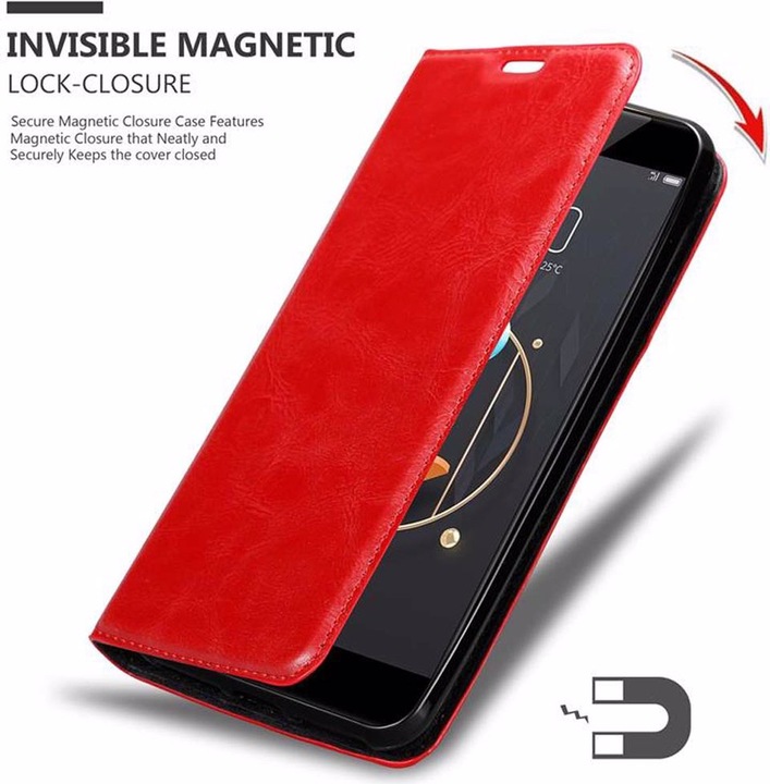 Produktbild Cadorabo Book Invisible Magnet Cover (ZTE Nubia Z17 Mini)