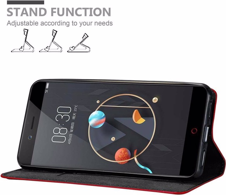 Produktbild Cadorabo Book Invisible Magnet Cover (ZTE Nubia Z17 Mini)