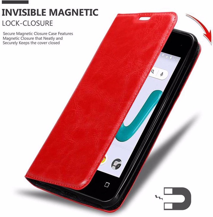 Actual product image Cadorabo Book Invisible Magnet Cover (Wiko Sunny 3 Mini)