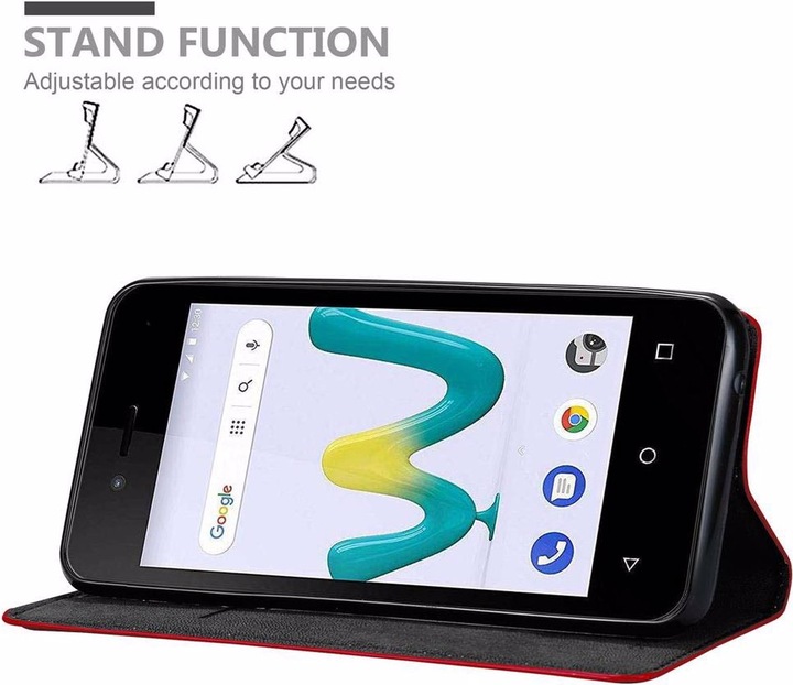 Actual product image Cadorabo Book Invisible Magnet Cover (Wiko Sunny 3 Mini)