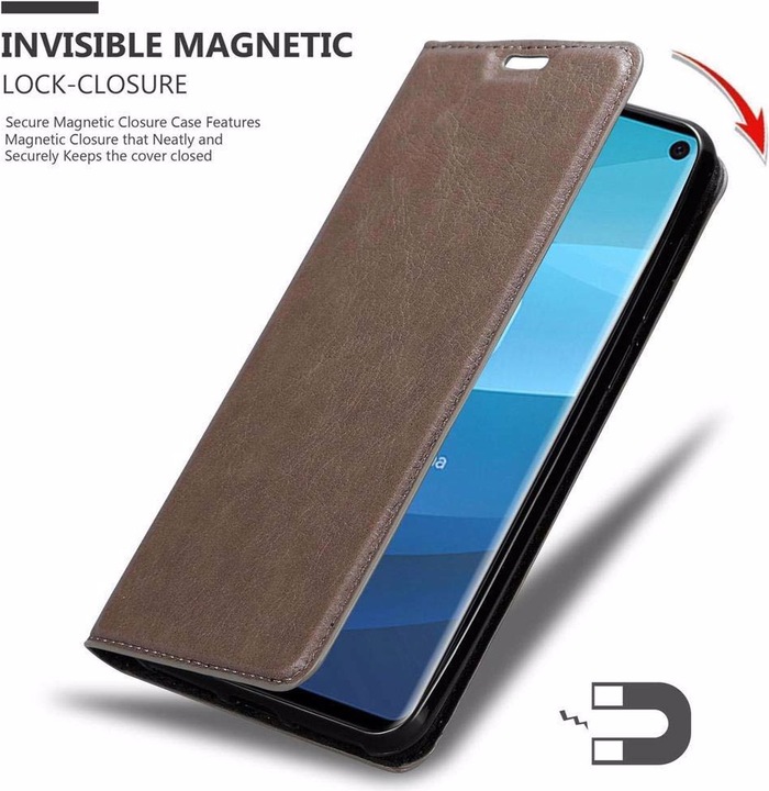 Produktbild Cadorabo Book Invisible Magnet Cover (Samsung Galaxy S10)