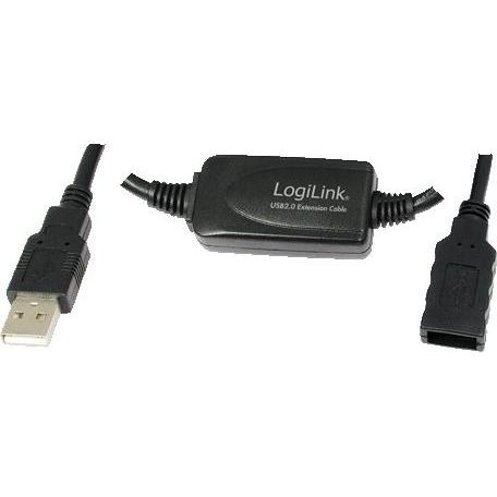LogiLink USB A - A (20 m, USB 2.0), USB Kabel