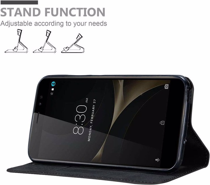 Actual product image Cadorabo Book Invisible Magnet Cover (ZTE Nubia N1 Lite)