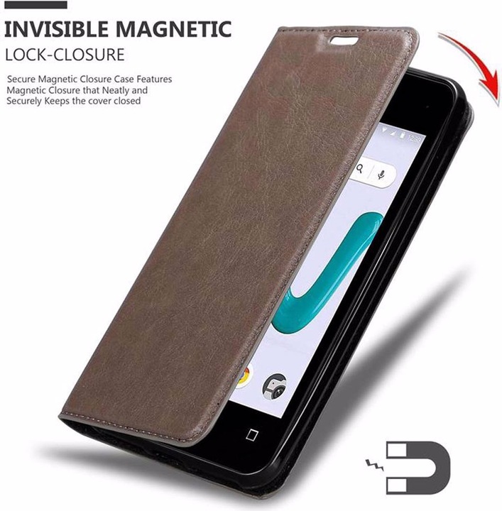 Actual product image Cadorabo Book Invisible Magnet Cover (Wiko Sunny 3 Mini)