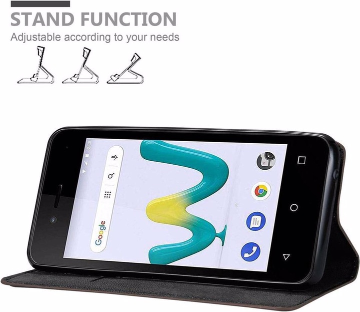 Actual product image Cadorabo Book Invisible Magnet Cover (Wiko Sunny 3 Mini)