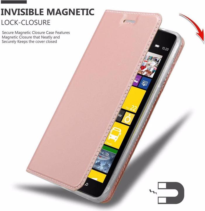 Actual product image Cadorabo Book Classy Style Cover (Nokia Lumia 1520)