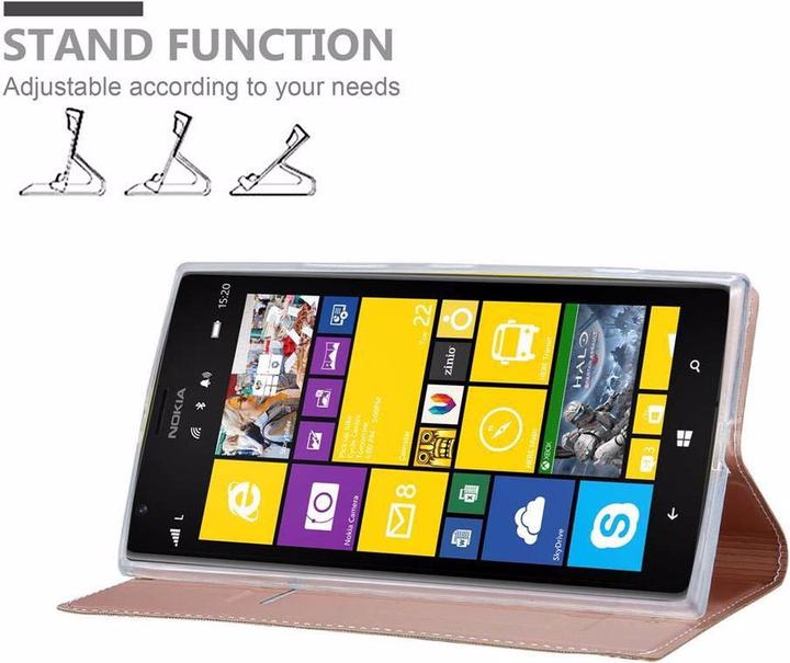 Actual product image Cadorabo Book Classy Style Cover (Nokia Lumia 1520)