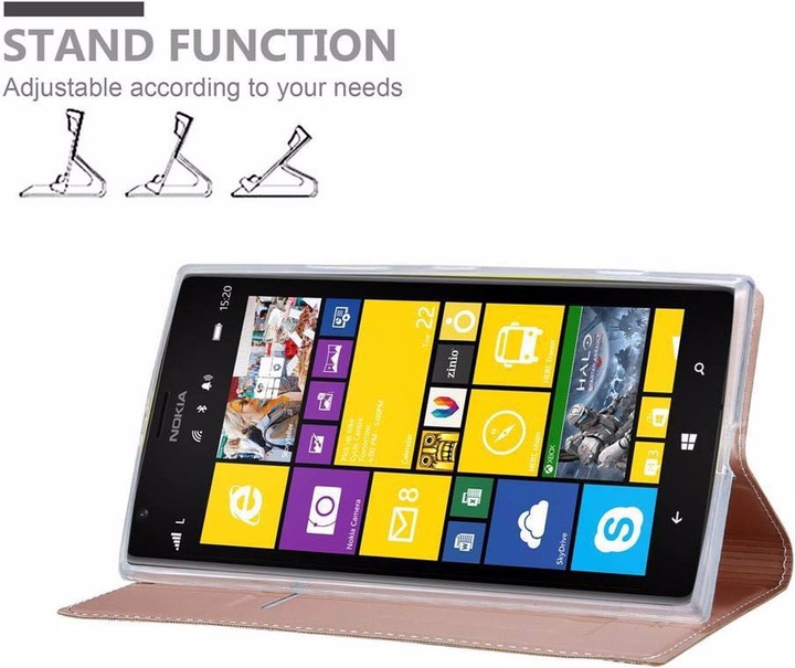 Productafbeelding Cadorabo Boek Classy Style Cover (Nokia Lumia 1520)