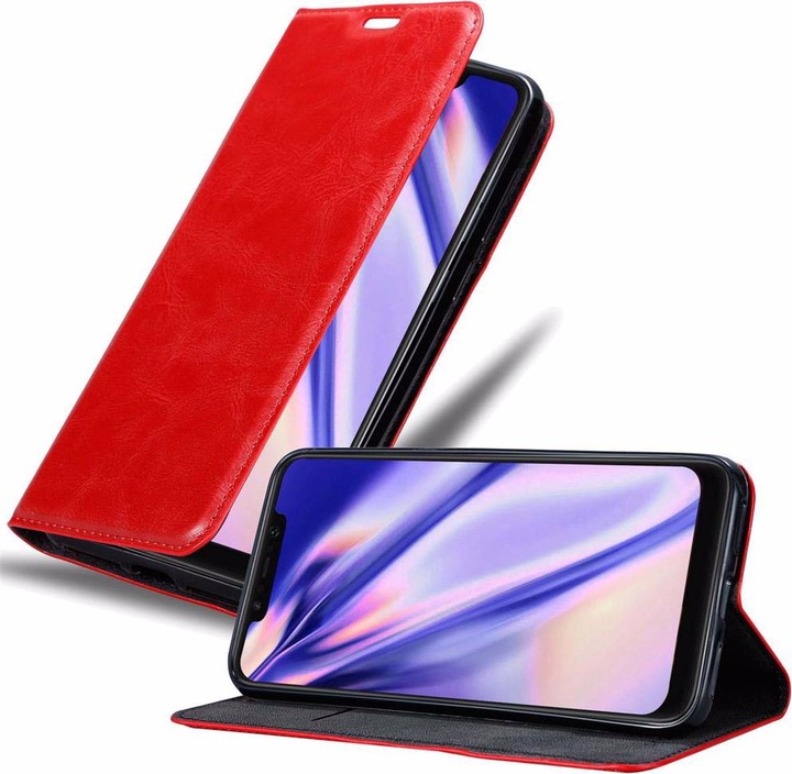 Actual product image Cadorabo Book Invisible Magnet Cover (Xiaomi Pocophone F1)