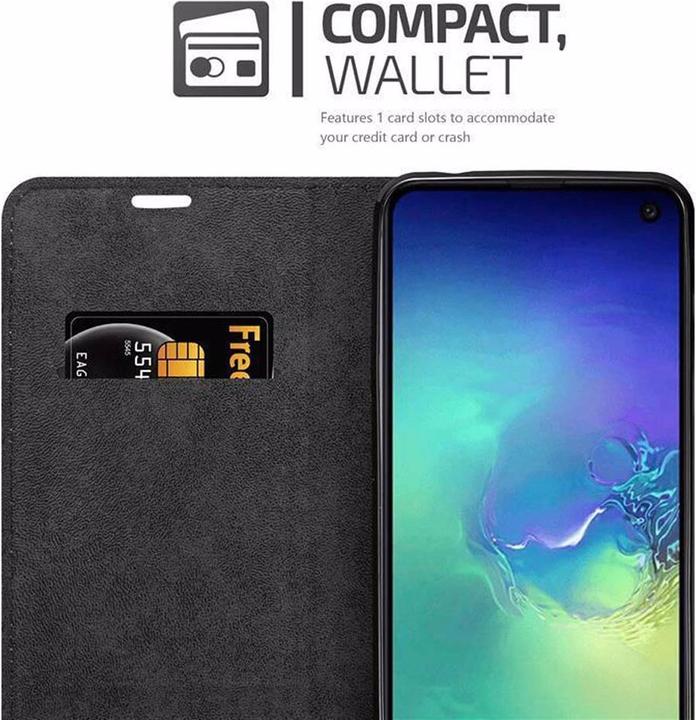 Actual product image Cadorabo Book Invisible Magnet Cover (Samsung Galaxy S10e)