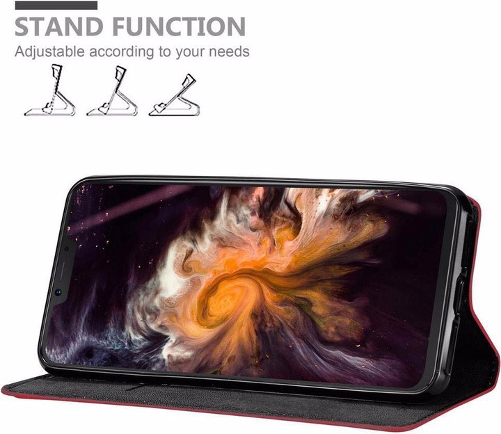 Actual product image Cadorabo Book Invisible Magnet Cover (Cubot P20)
