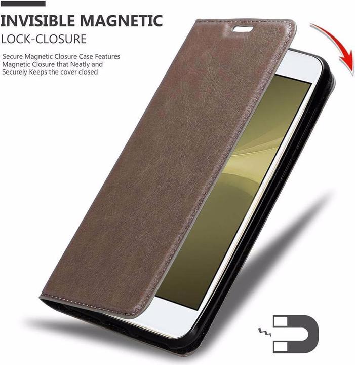 Actual product image Cadorabo Book Invisible Magnet Cover (ZTE Nubia Z11)