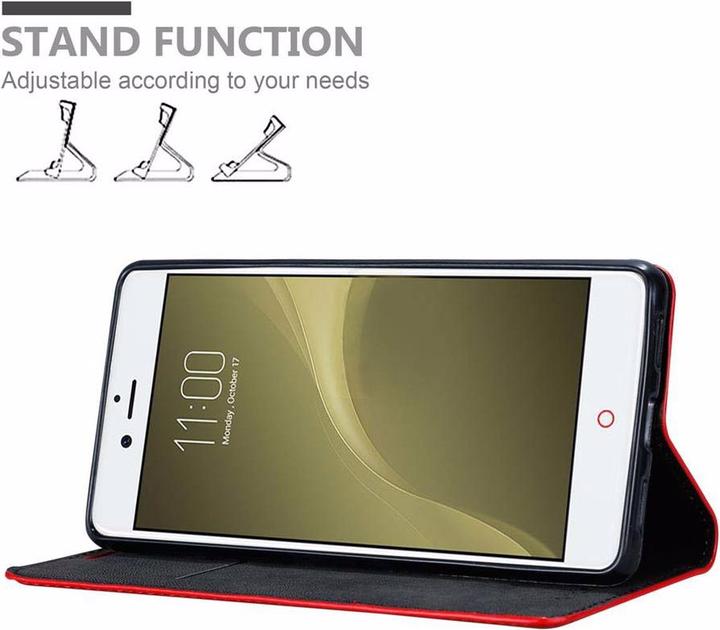 Productafbeelding Cadorabo Boek Onzichtbare Magneethoes (ZTE Nubia Z11)
