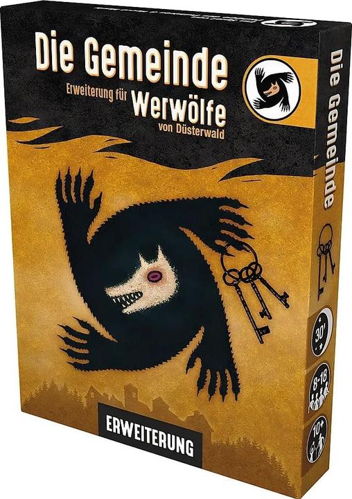 Produktbild Asmodée ZYGD0012 - Die Gemeinde: Werwölfe von Düsterwald - 8-18 Spieler, 10 Jahren (DE-Erweiterung) (Deutsch, 8 - 18 Spieler)