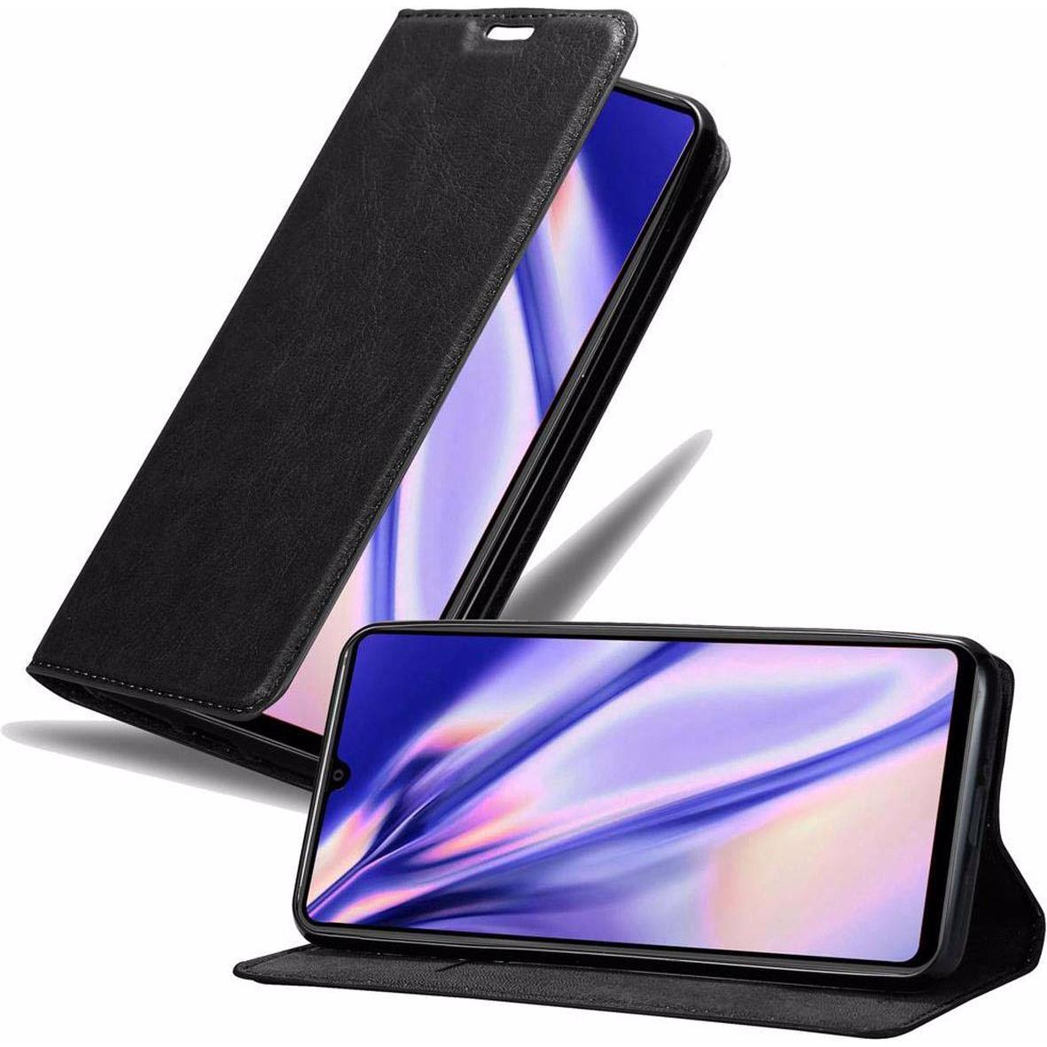Cadorabo Book Invisible Magnet Cover (Huawei Mate 20), Smartphone Hülle, Schwarz