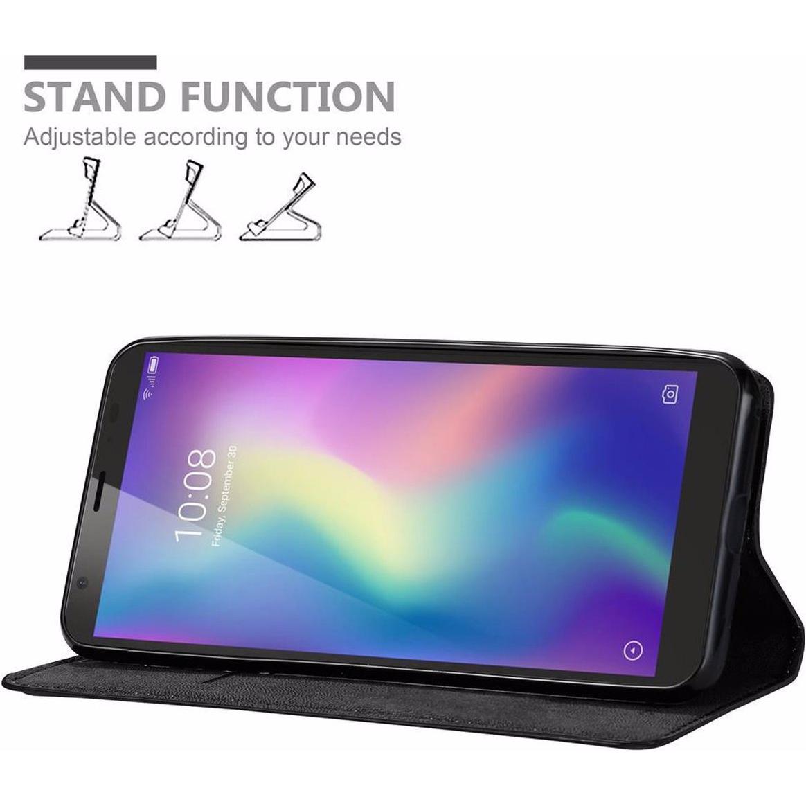 Thumbnail - Cadorabo Book Invisible Magnet Cover (ZTE Blade A5), Smartphone Hülle, Schwarz