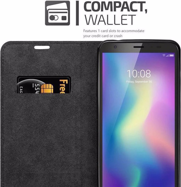 Actual product image Cadorabo Book Invisible Magnet Cover (ZTE Blade A5)