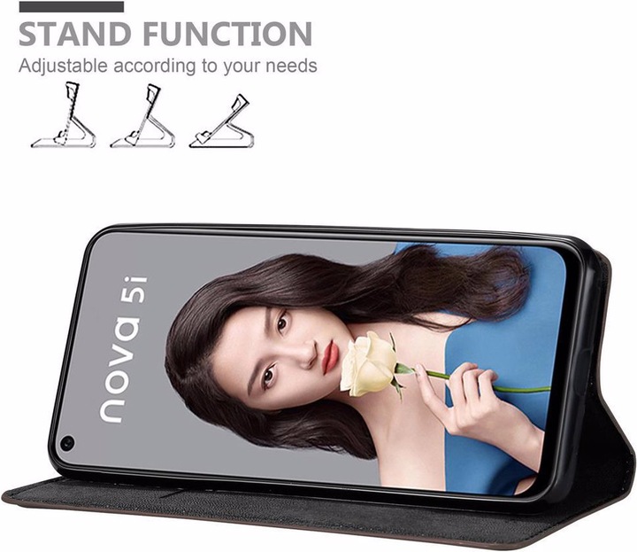 Produktbild Cadorabo Book Invisible Magnet Cover (Huawei P20 Lite, Huawei Nova 5i)