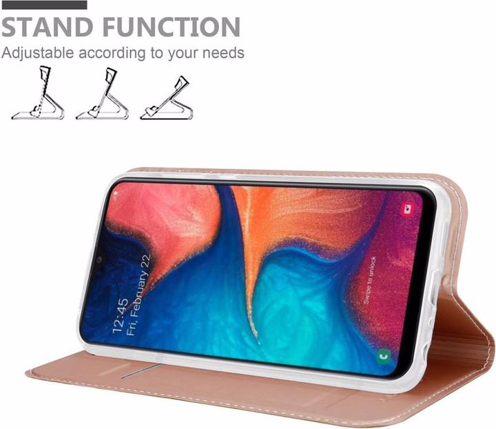 Actual product image Cadorabo Book Classy Style Cover (Samsung Galaxy A10e, Samsung Galaxy A20e)