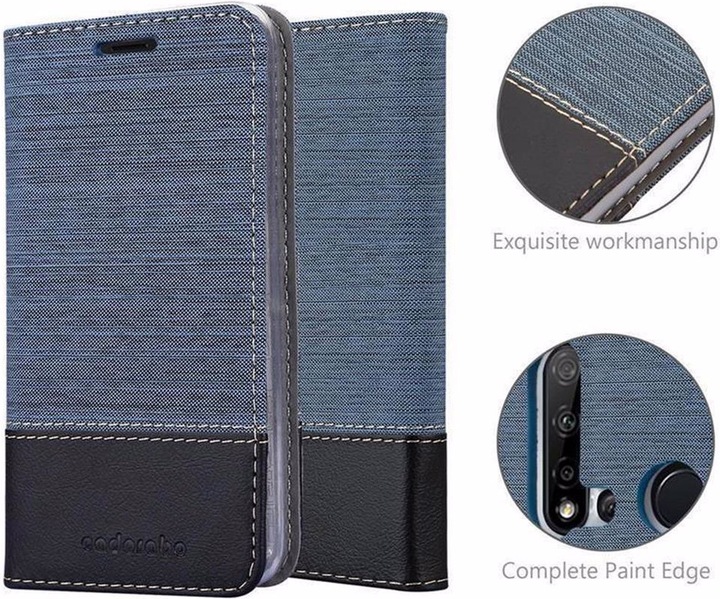 Produktbild Cadorabo Book Jeans Optik Cover (Huawei P20 Lite, Huawei Nova 5i)