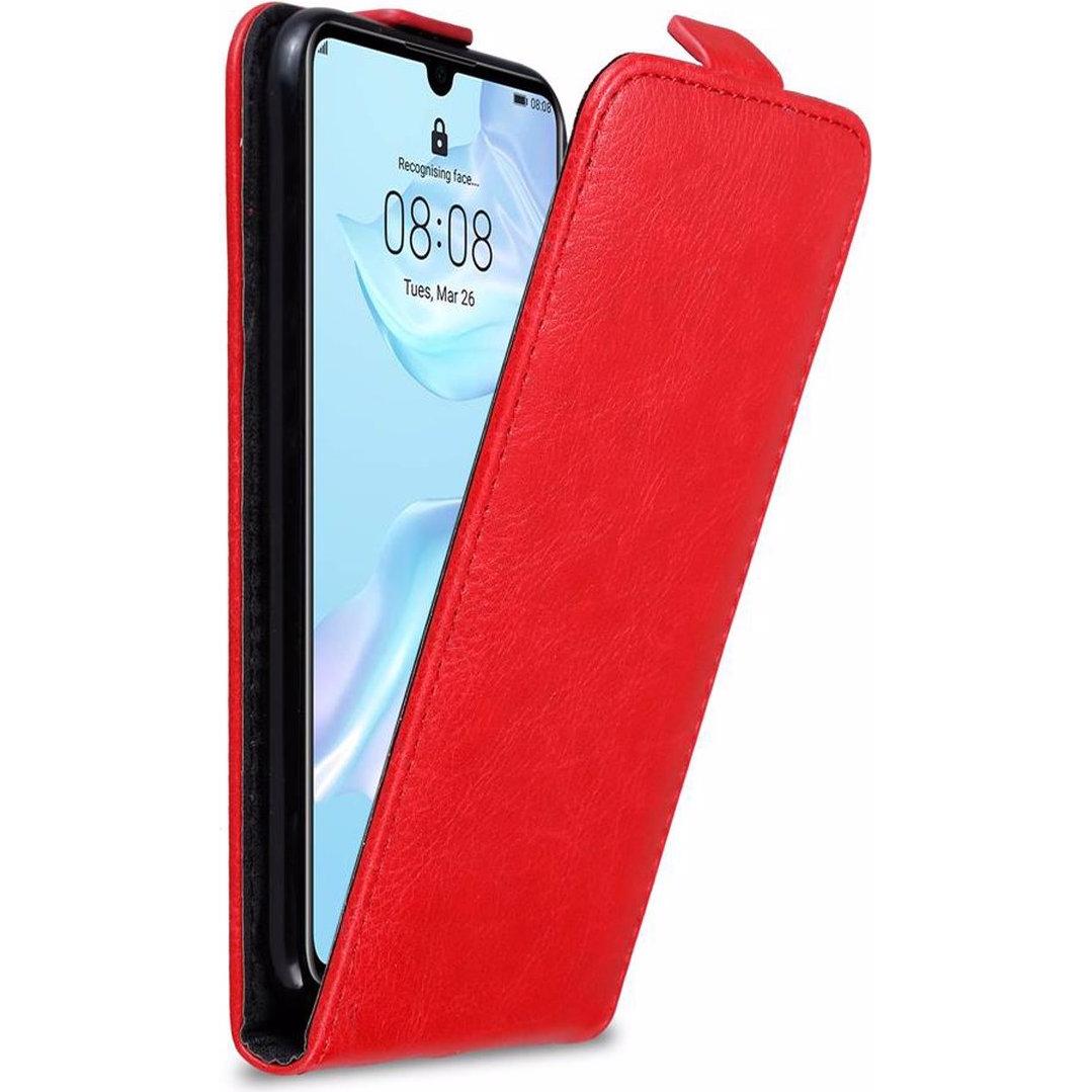 Thumbnail - Cadorabo Flip wie Invisible Cover (Huawei P30), Smartphone Hülle, Rot
