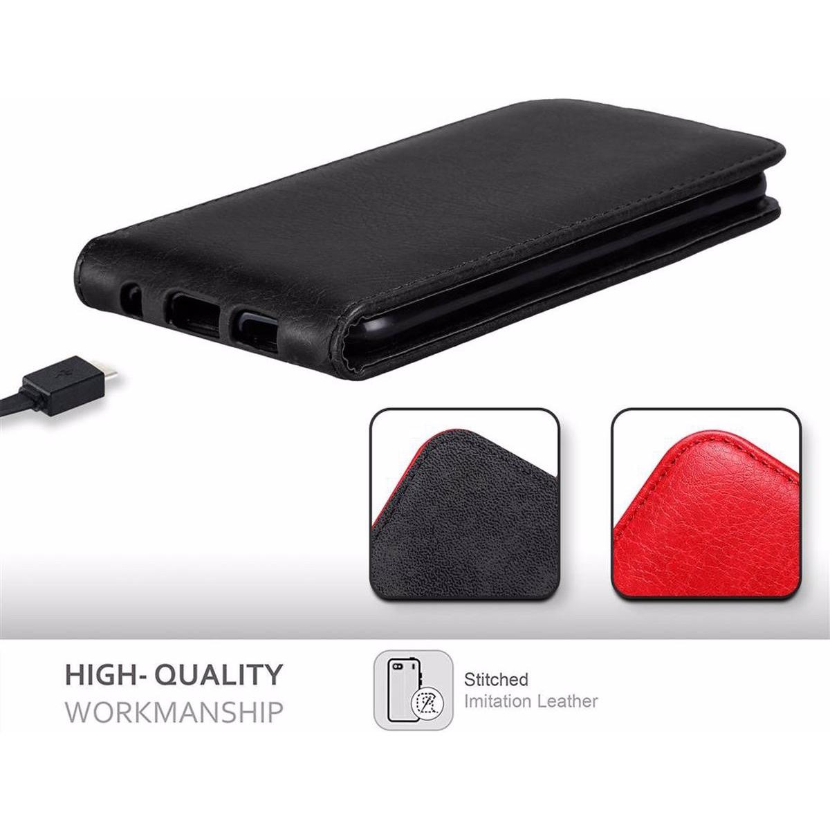 Thumbnail - Cadorabo Flip wie Invisible Cover (Samsung Galaxy A40), Smartphone Hülle, Schwarz