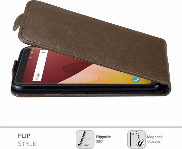 Productafbeelding Cadorabo Flip als onzichtbaar deksel (Wiko View Prime)