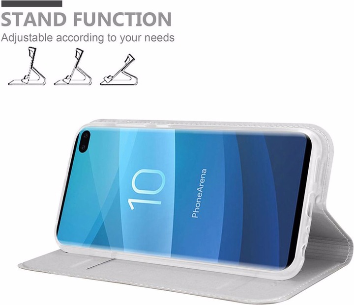 Actual product image Cadorabo Book Classy Style Cover (Samsung Galaxy S10+)