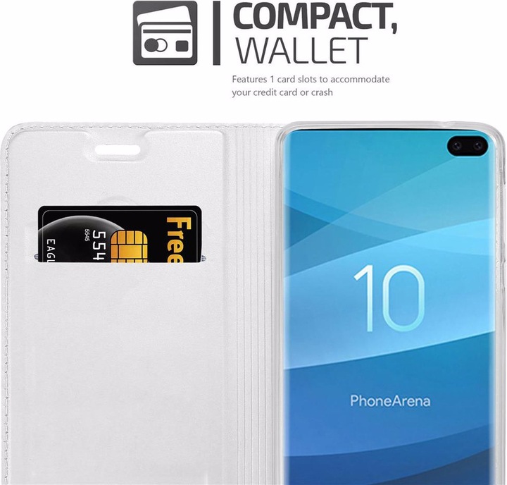 Actual product image Cadorabo Book Classy Style Cover (Samsung Galaxy S10+)