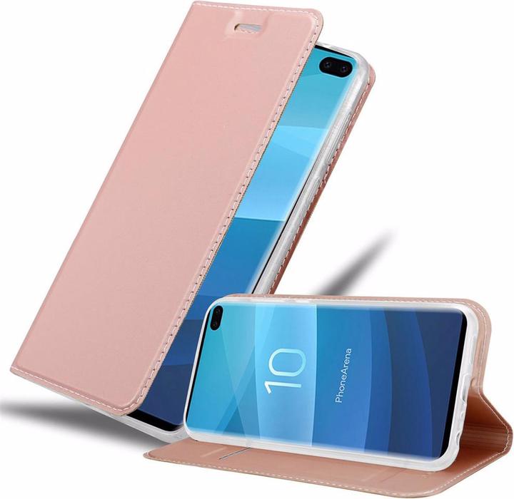 Actual product image Cadorabo Book Classy Style Cover (Samsung Galaxy S10+)