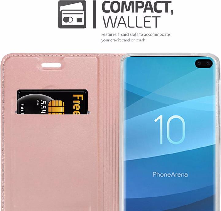 Actual product image Cadorabo Book Classy Style Cover (Samsung Galaxy S10+)